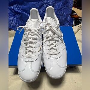 Adidas Men's Gazelle Classic White Sneakers